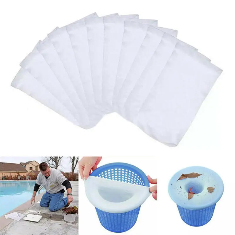 1~10PCS Pool Skimmer Socks Filter Swimming Pool Cleaning Tools Accessories Mesh Dust-proof Anti-fouling Swimming Pool Garbage