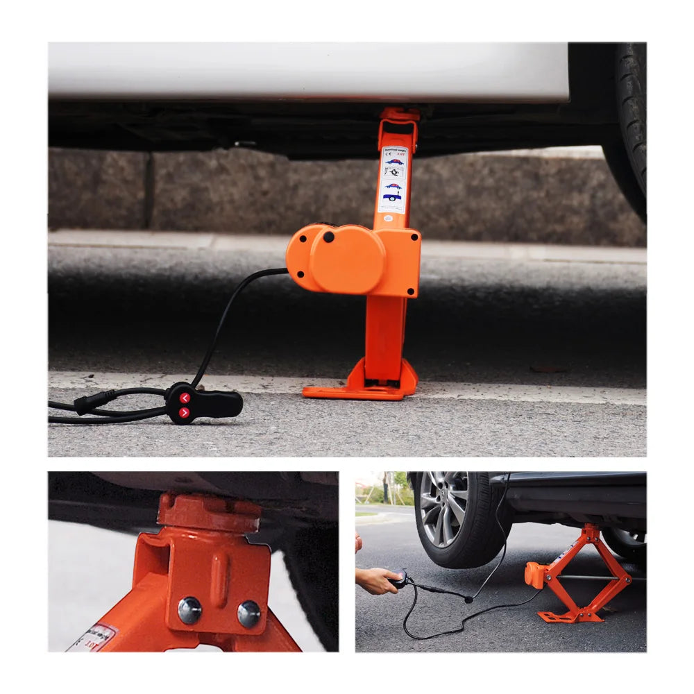 Latest Design Promotional Mechanical Low Profile Different Car Jacks 3T 35CM Electric Scissor Jack