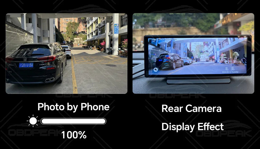 FHD 1920x1080P Car Rear View Camera Waterproof 2.5MM Jack Back Reverse Camera Parking Assistance for DVR Dashcam T30 K50