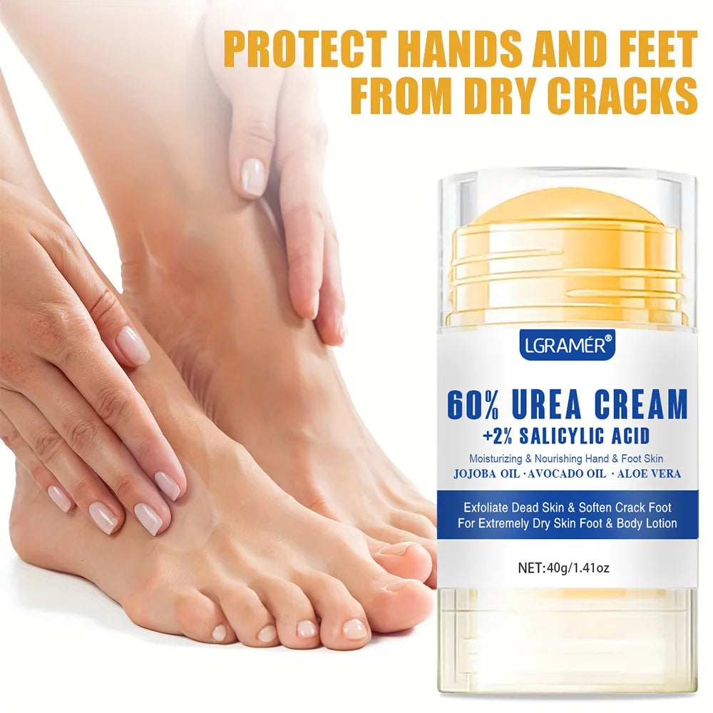 40g Urea Foot Cream Dry Cracked Feet Heel Gentle Exfoliation