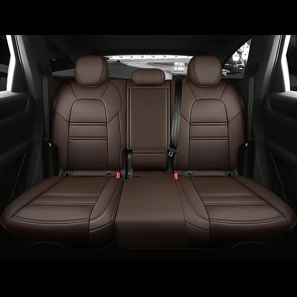 For Land Rover Range Rover Velar 2017 2018 2019 2020 Faux Leather Custom Car Seat Covers Full Set Interior Protector Accessories
