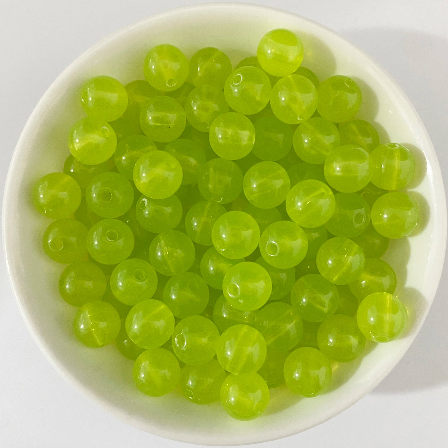 Clear Gumball Bubblegum Acrylic Round Ball Spacer Beads 6 8 10MM Pick Size For Jewelry Making