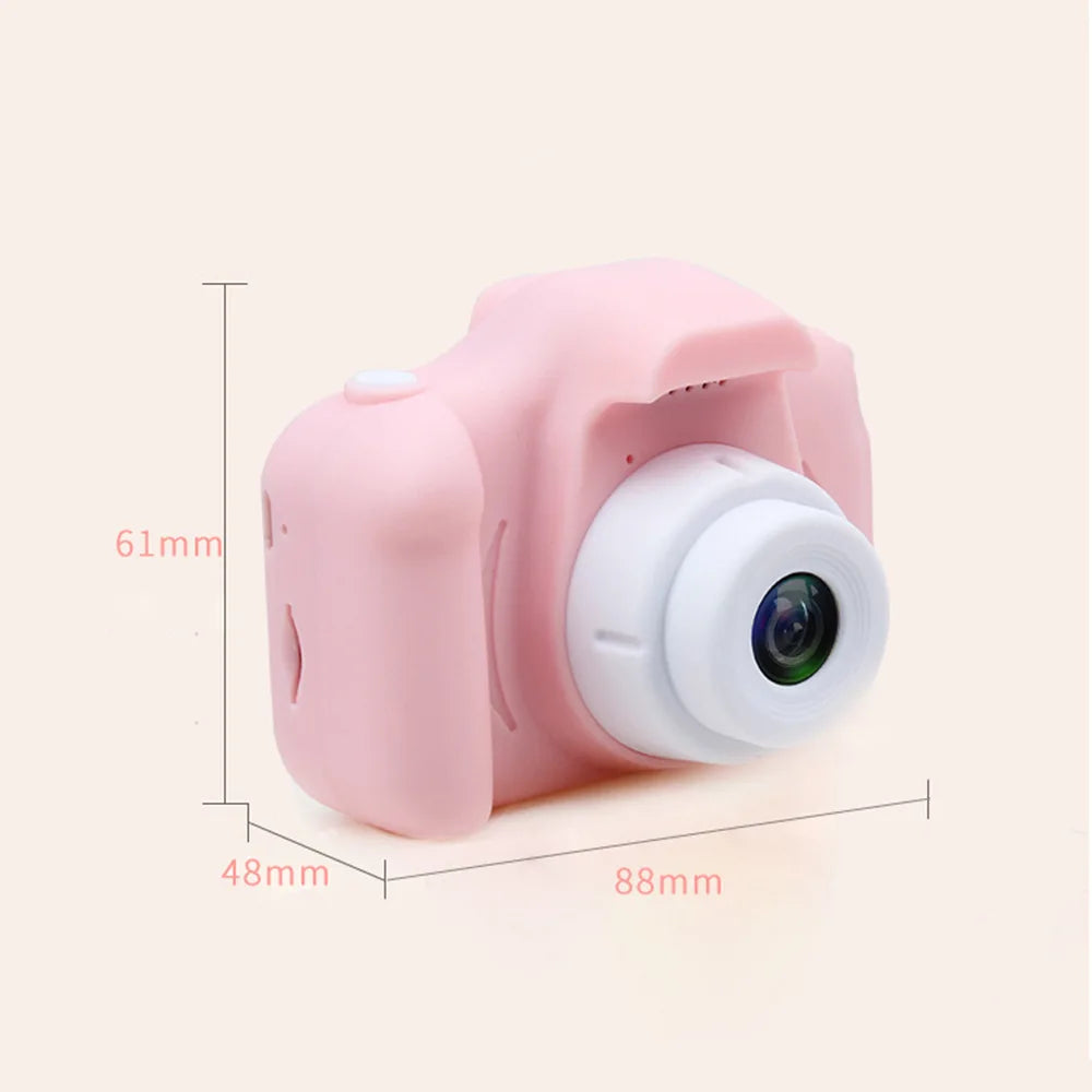 Children's Camera HD 1080P Screen Camera Video Waterproof Toy 8 Megapixel Kids Cartoon Cute Camera Outdoor Photography Toys