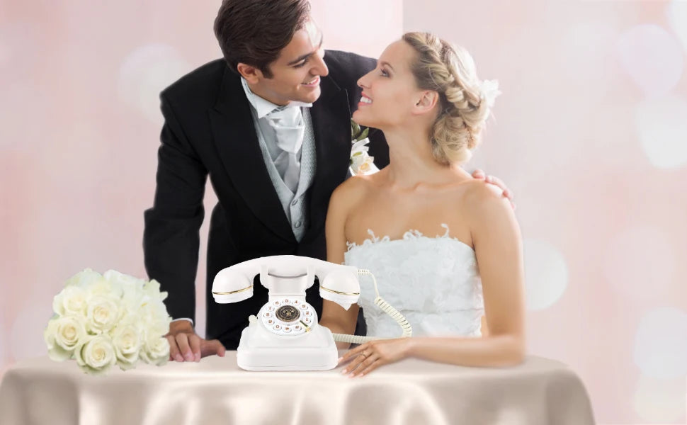 Audio Guest Book Wedding Phone Vintage Style Audio Message Voicemail for Graduation Retirement Party Birthdays Baby Shower