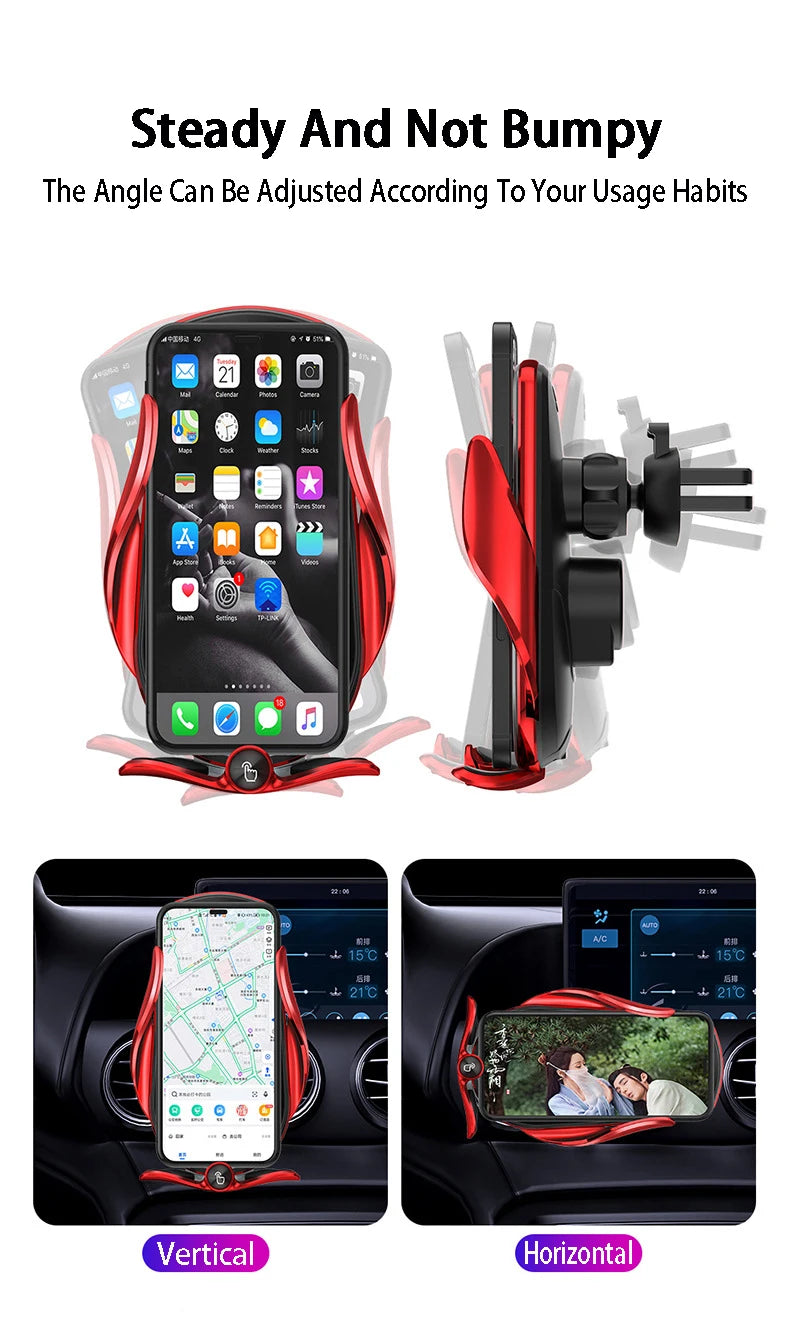 Car Phone Holder For Trumpchi GS8 14.6 Inch Screen Car Wireless Charging Mobile Phone Holder Base Car Styling Accessories