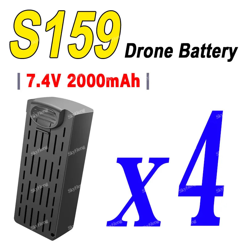 Original S159 8K 5G GPS Drone Battery 7.4V 2200mAh Battery For S159 Aerial Spare Battery Accessories Parts