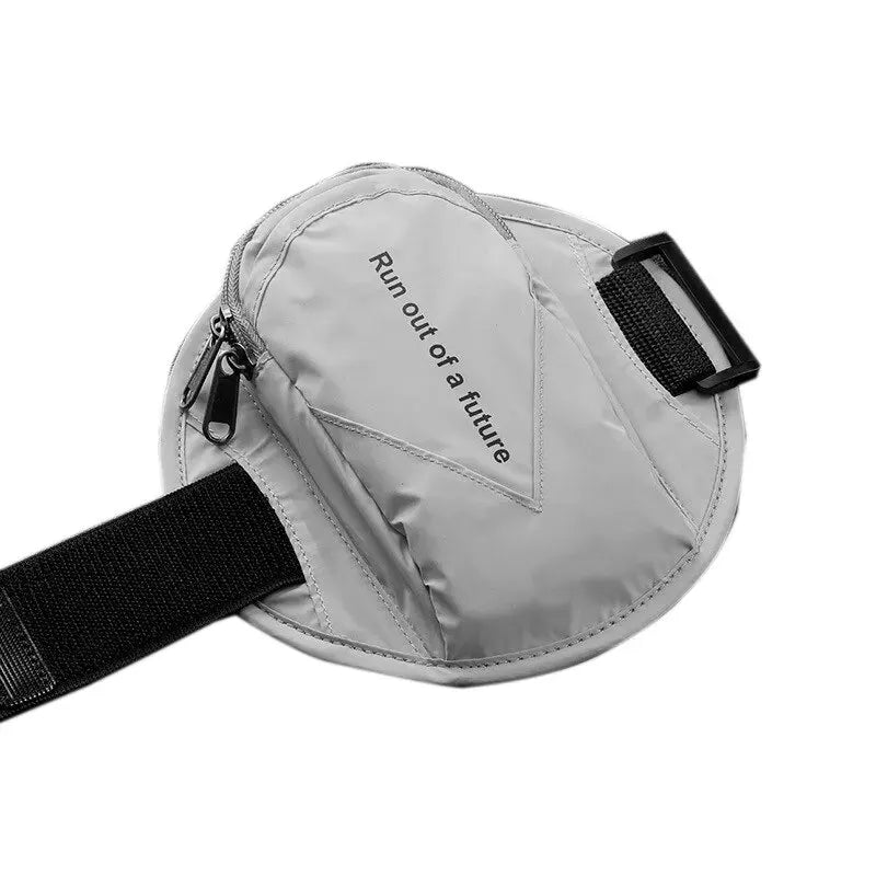 Outdoor Sports Running Fitness Mobile Phone Arm Bag Night Running Reflective Safety Wrist Bag Men and Women 6.5-Inch