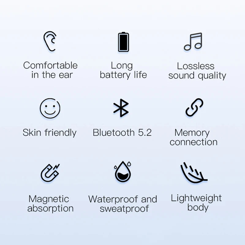 N21 TWS Mini Bluetooth Earphone Outdoor Sports Wireless Headset with Power Display Gaming Wireless Headphone Earbuds with Lights