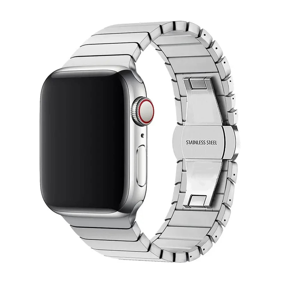 Bracelet Strap For Apple watch Band 40 46 42 44 45 49mm Stainless Steel Wristband For iWatch Series 11/10/9/8/7/6/5/4 SE 3 Ultra