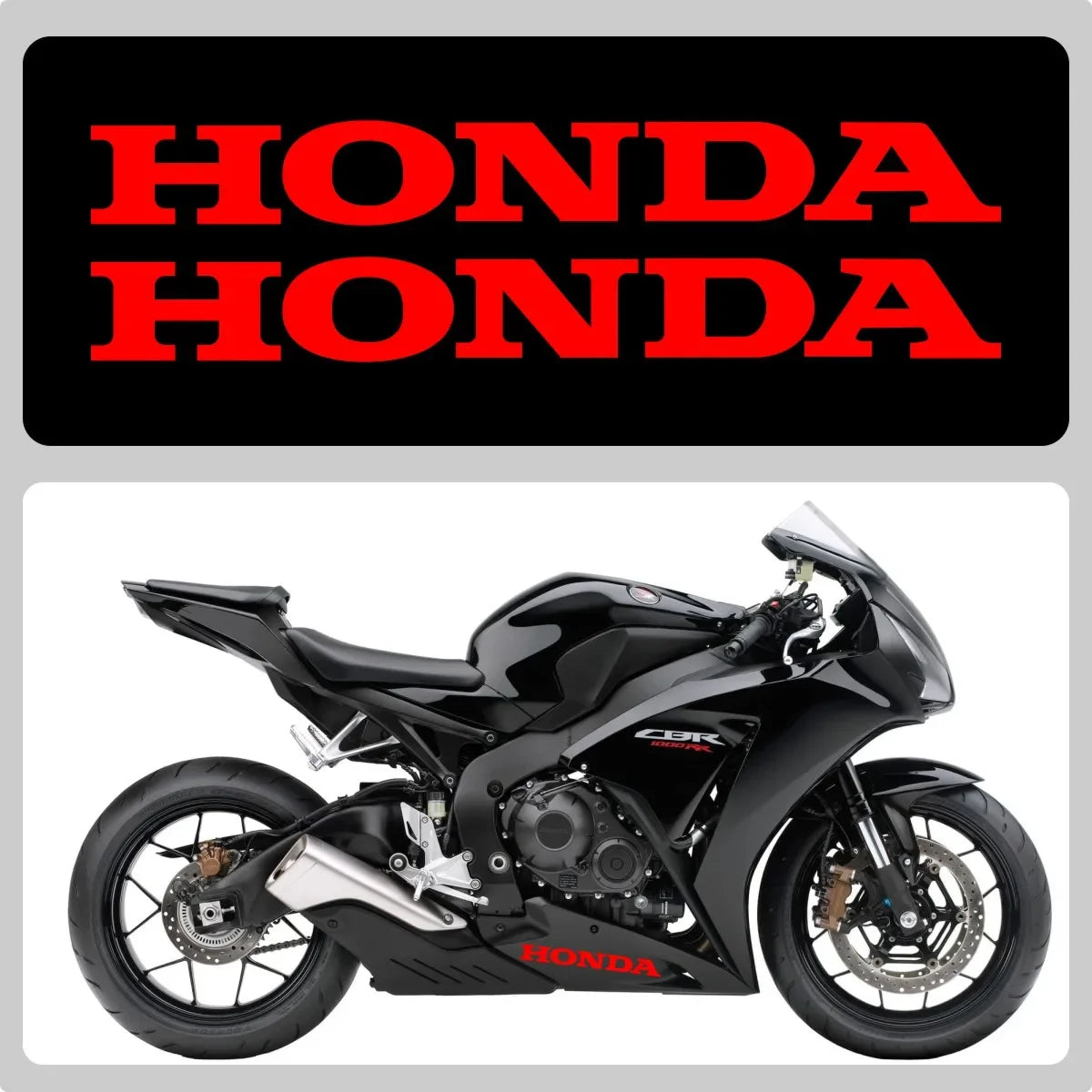 Vinyl Honda Stickers Logo Motorcycle Body Decals Cbr1000R Cbr1000Rr Cb650 Cbr650R