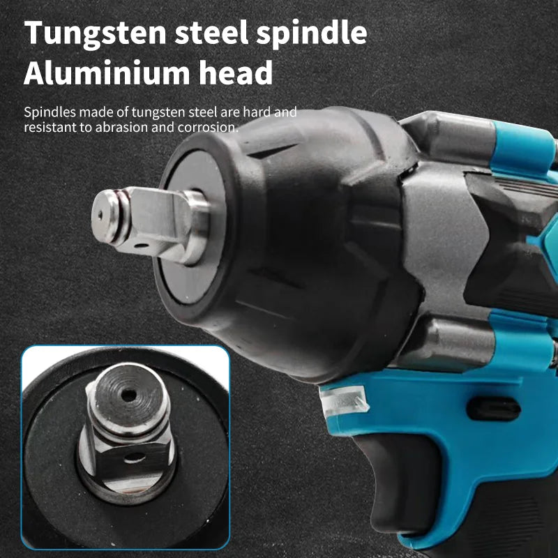 Brushless Electric Wrench Cordless Drill Screwdriver Free Delivery Large Torque Power Tools 18V Wrench For Makita Battery Pin