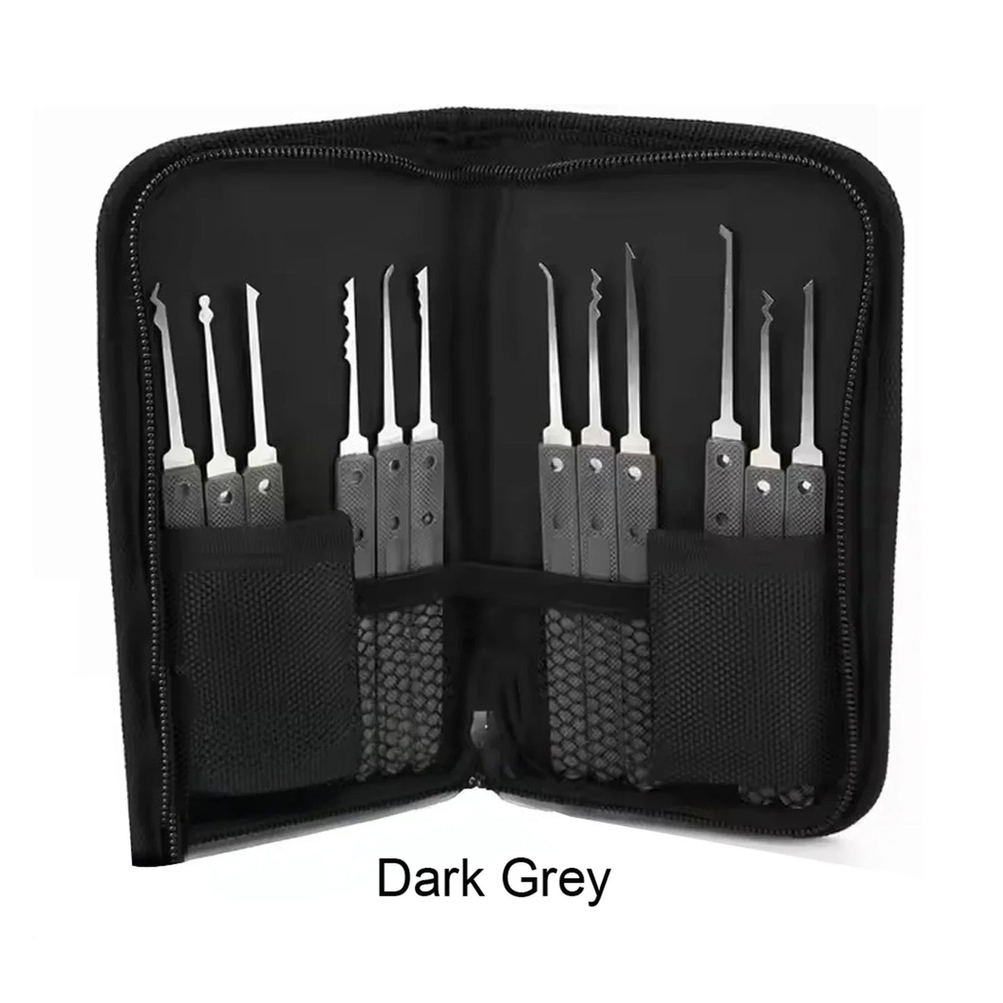 17pcs Blue/Black/Grey/Orange Handle Locksmith Tools Beginner Training Lock Kit Locksmith Lock Picking Professional Multi-Tool