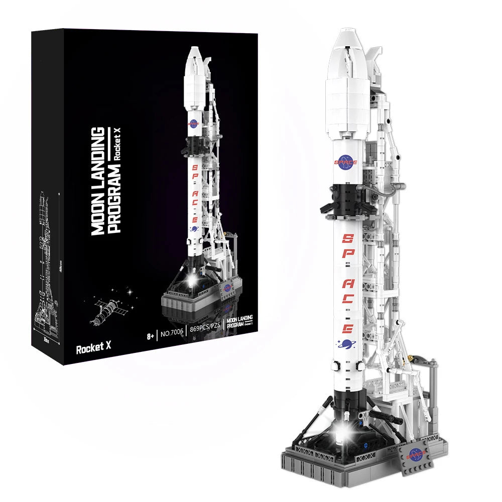Technology Space Launch System Building Set Version Compatible Rocket Building Blocks Assemble Bricks Toys Gift For Children Kid