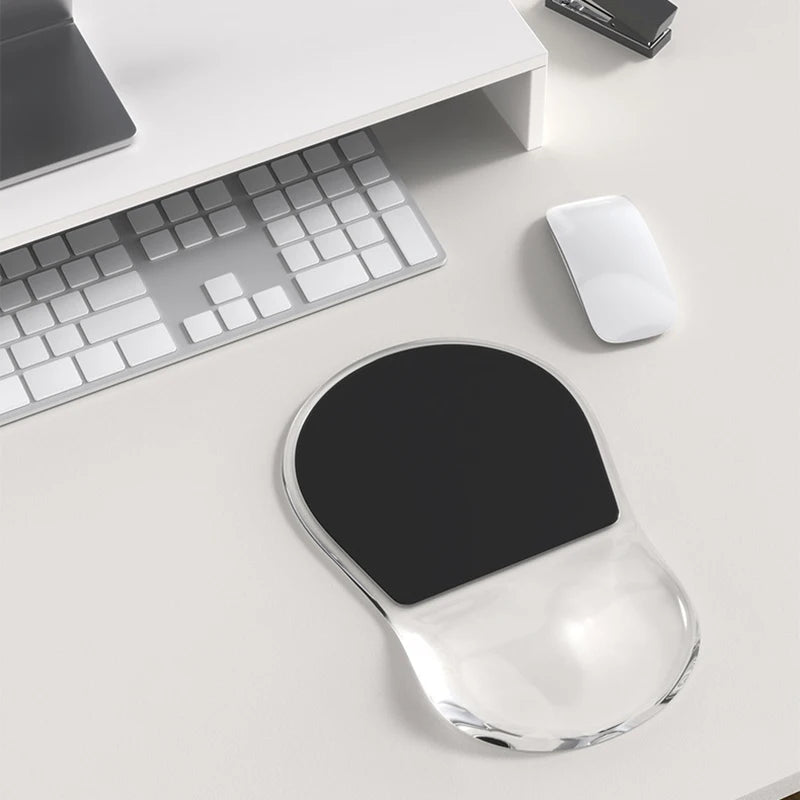 New Ergonomic Mouse Pad Wrist Support Relieve Wrist Pain Gel Mouse Pad Home Computer Anti slip Silicone Rubber Soft Mouse Pad