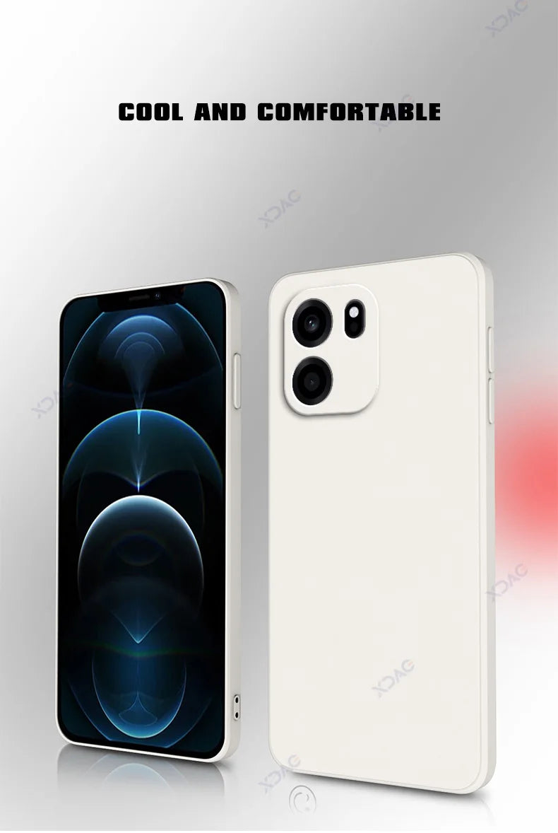 Luxury Dual Liner Phone Cases for OnePlus Turbo 6V Nord CE6 Shockproof Covers Turbo6V NordCE6 CE 6 Square Liquid Silicone Coque