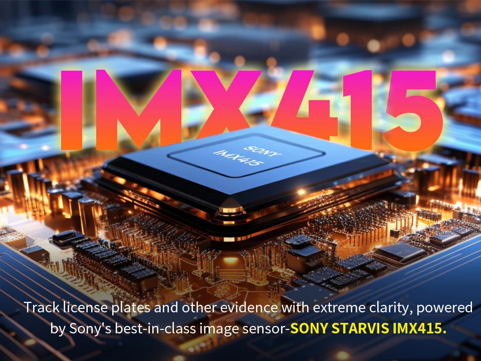 KAWA 4K Dash Camera for Car DVR Sony IMX415 Rear View Video Recorder DVR Voice Control GPS 24h Parking APP WiFi Control Dashcam