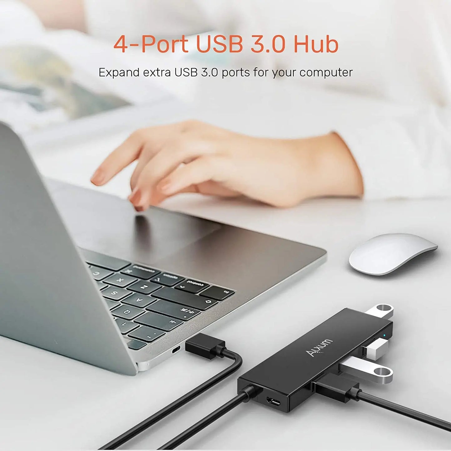 Alxum USB HUB Multi Ports Extension USB3.0 Splitter Adapter USB-A Docking Station for PC Laptop Mouse Keyboard usb Dlash Disk