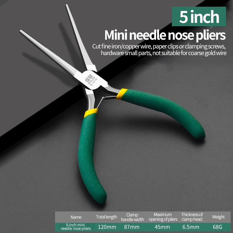 5 inch mini pliers new jewelry making beading multifunction tool diagonal steel wire pliers for jewelry making DIY Tools