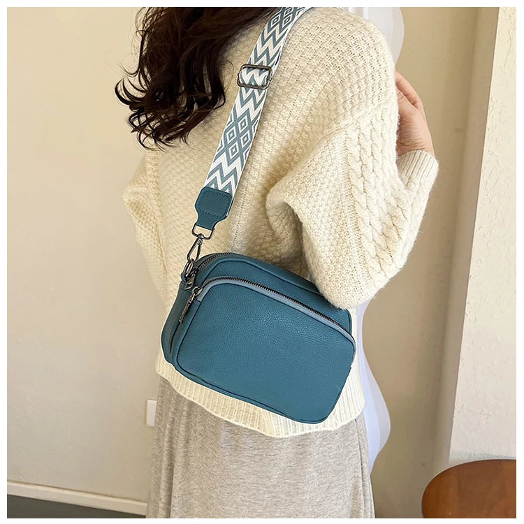 New Fashion Women's Bag Senior Simple Atmosphere Single Shoulder Crossbody Bag With Retro Small Square Bag Simple Fashion
