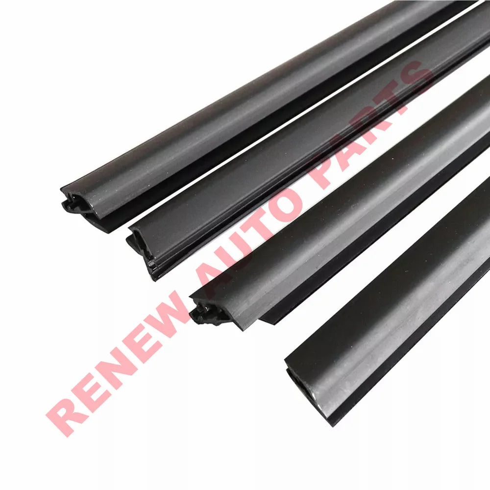 4PCS Door Belt Weather Strip Molding Seal Fit For Honda Fit Jazz 2008 2009 2010 2011 2012 2013