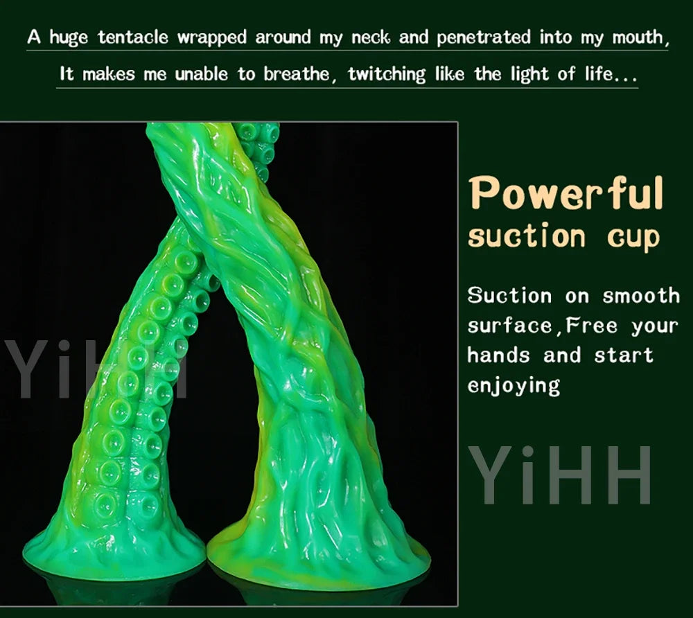 Long Butt Plug Silicone Long Anal Plug Tentacle Dildo Penis With Suction Cup Big Anal Sex Toys Progressive Vaginal Massage