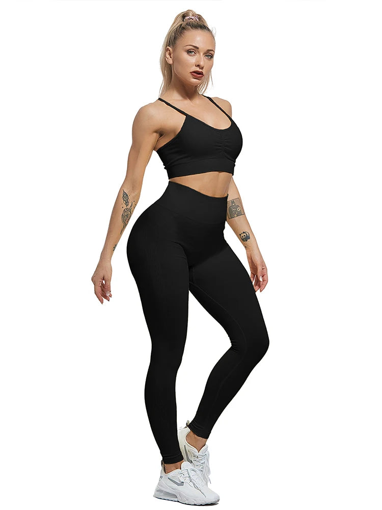 Push Up Sport Leggings Women High Waist Fitness Bubble Butt Leggings  Workout Women Leggings