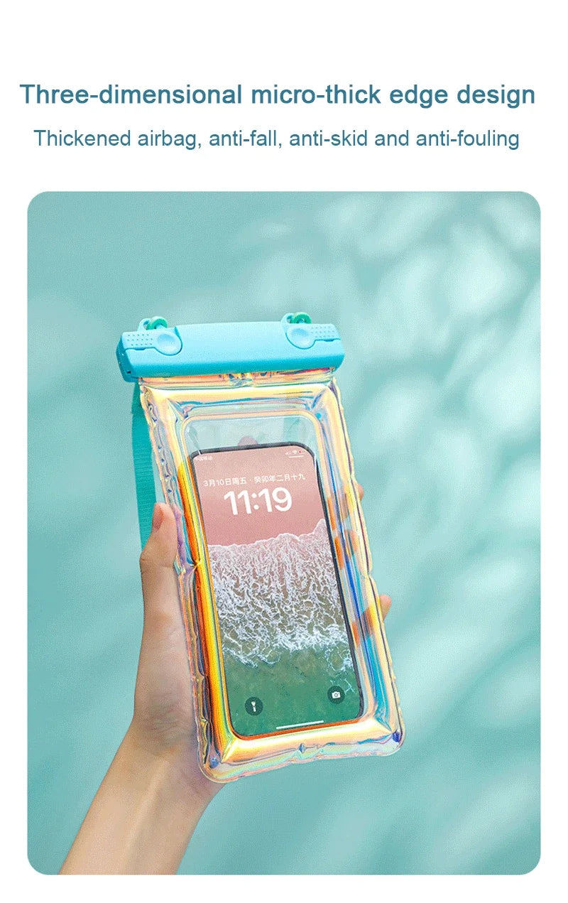 Swimming Bags Waterproof Phone Case For iPhone 15 14 13 12 11 Pro Max X Xiaomi 13 Samsung S23 Universal Waterproof Bag