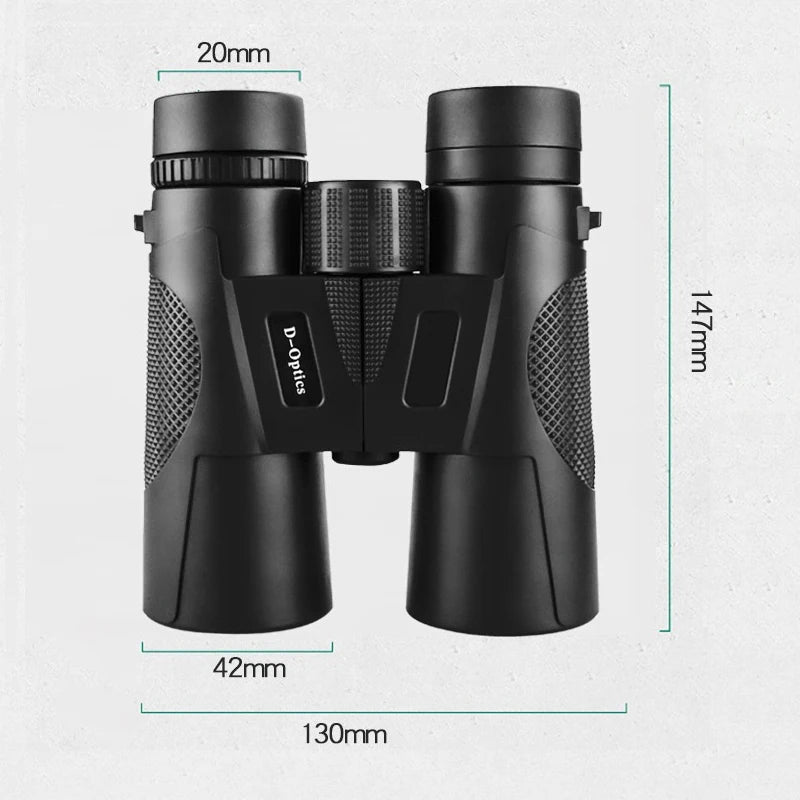 12X42 Binoculars Adults High Powered Professional FMC Lens Central Focus Wide Angle Ideal for Bird Watching Camping