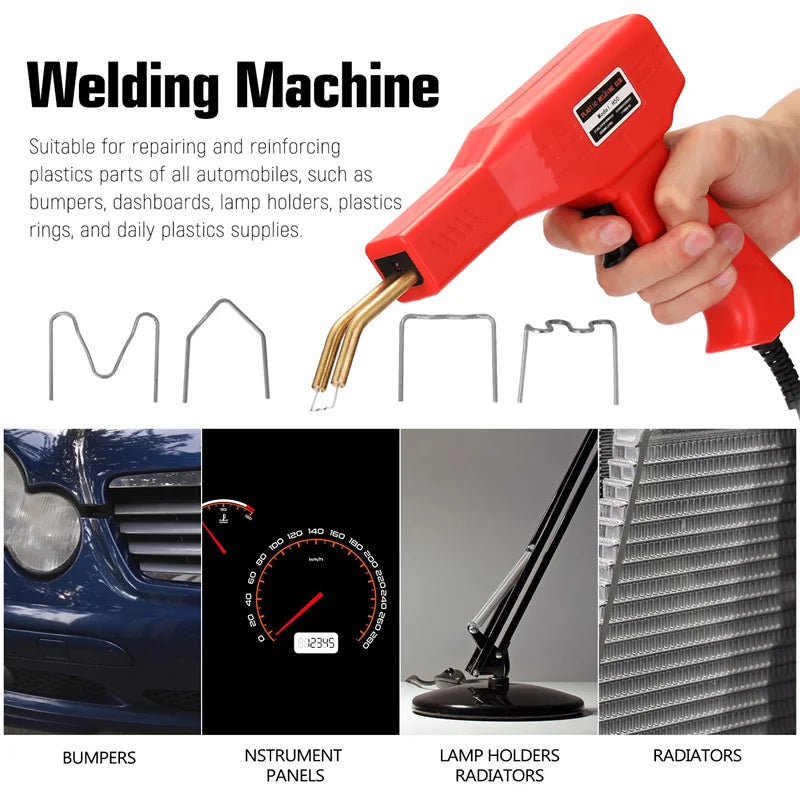 2024 Hot Stapler Plastic Welding Machine Bumper Repair Kit Soldering Iron For Plastic Repair Car Bumper Repair Welding Gun