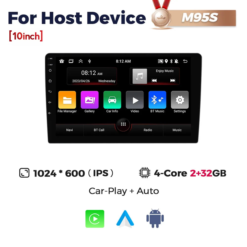 MEKEDE New Android System 7862 8Core DSP Car Multimedia for VW Toyota Universal Autoradio with Carplay RDS GPS BT 4G LTE 5G Wifi