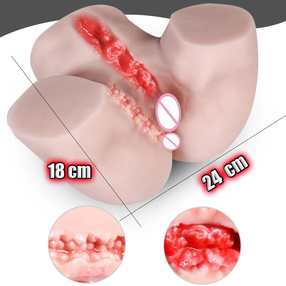 Sex Toy for a Men Silicone Girl Amlar Male Masturbation Toys Anal Man Masturbtor Aircraft Cup Adult Supplies Men's Goods Pussy