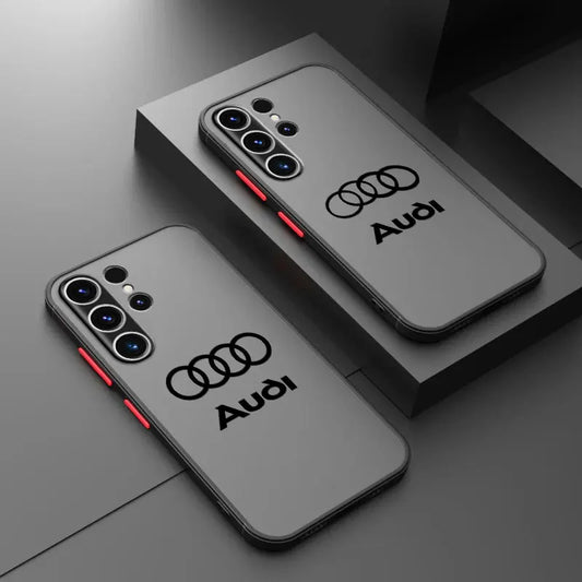 A-Audii-Brand Logo Soft shell Phone Case for Samsung Galaxy S10 S20 S21 FE S9 S22 Plus S24 S23 Ultra S25