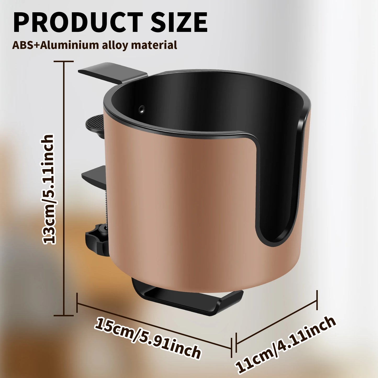 2 IN 1 Headphone Holder Nonslip Adjustable Desk Clamp Cup Rack for Coffee Mugs Water Cups Headphone Gaming Desk Accessories NEW