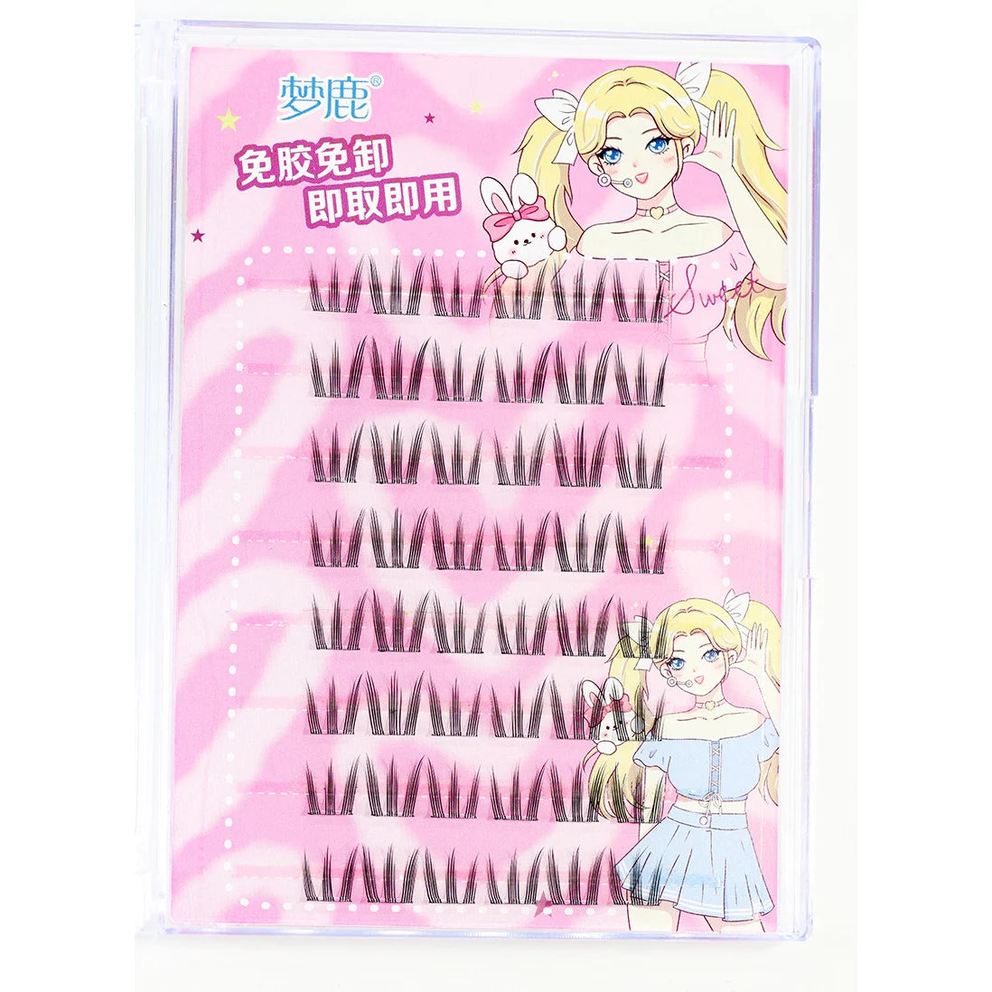 Self Adhesive Eyelashes Cluster Lashes No Glue Individual Lashes  Soft  Idol Lash Clusters Reusable Self Adhesive Lashes