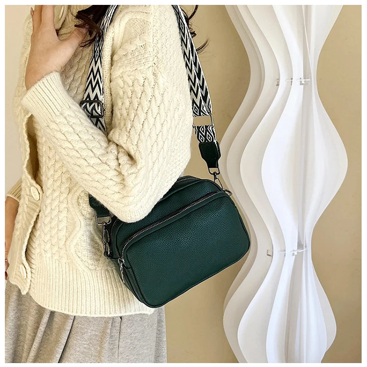 New Fashion Women's Bag Senior Simple Atmosphere Single Shoulder Crossbody Bag With Retro Small Square Bag Simple Fashion