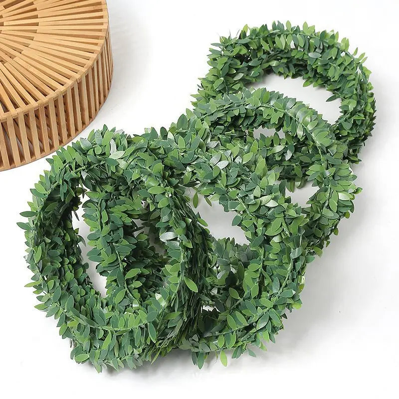 Artificial Ivy Fake Leaf Wreath 7.5Meter Plant Vines Home Wedding Christmas Outdoor UV protection Garden Festival DIY Decoration