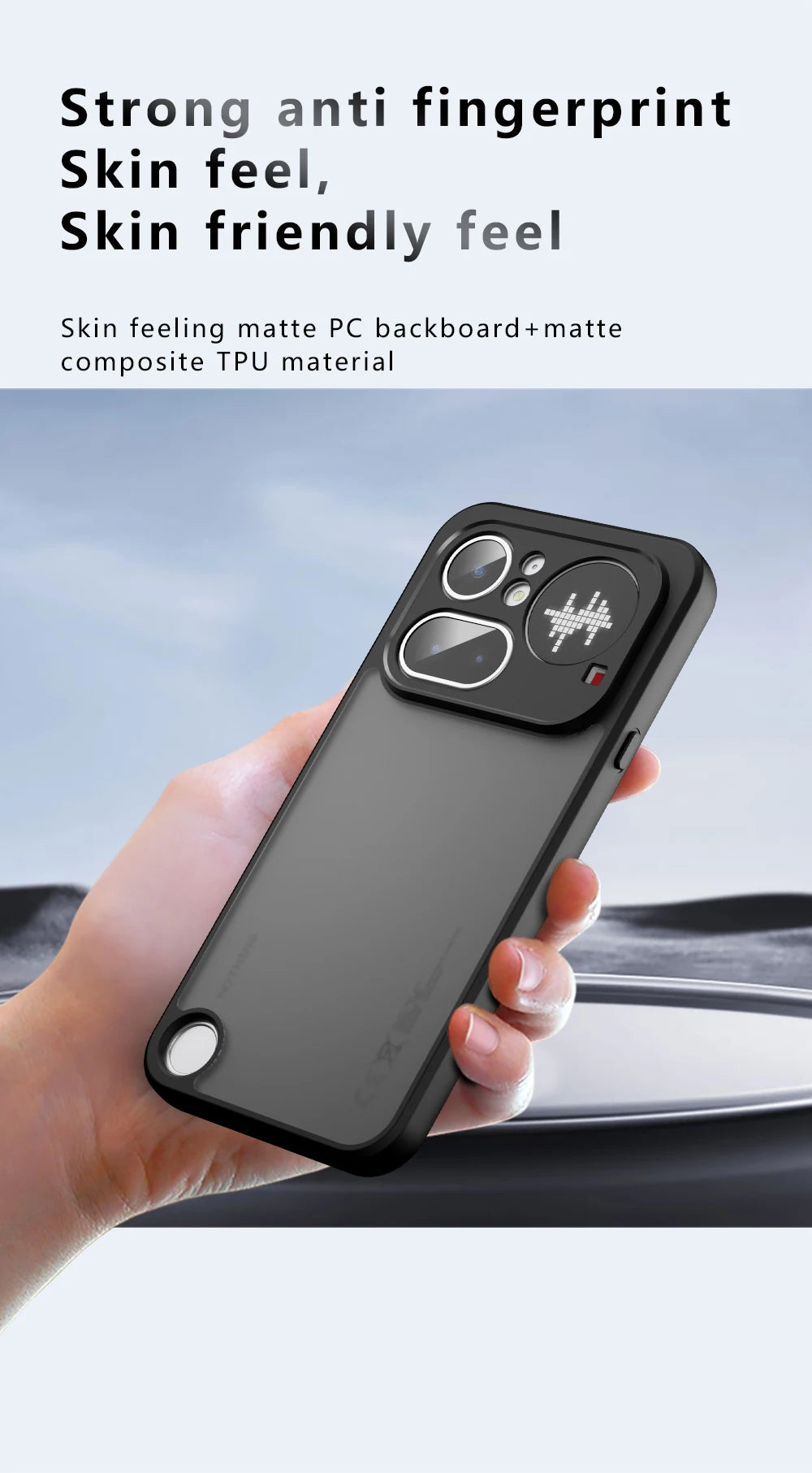For Nothing Phone 4a Pro Case Matte Transparent Back Cover Protect Shell Shockproof Bumper