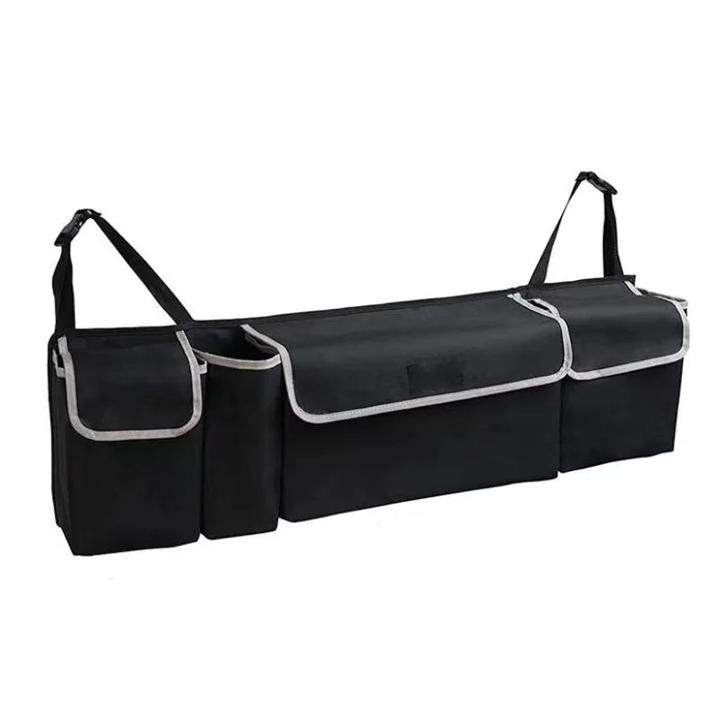 Versatile Oxford Cloth Car Trunk Storage Bag Rear Seat Back Hanging Vehicle Organizer Box for Automobile Interior