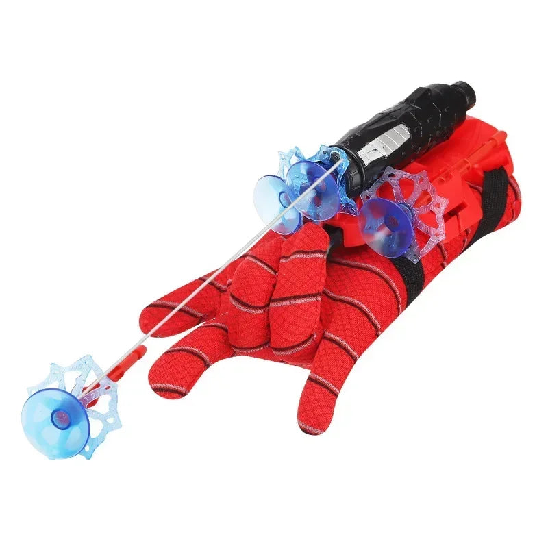 New Movie Cosplay Launcher Spider Silk Glove Web Shooters Recoverable Wristband Halloween Prop Toys For Children