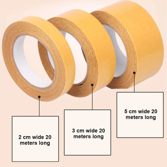 1PCS High Temperature Resistance PET Double Sided Tape No Trace Transparent Heat Resistant Strong Double-Sided Adhesive Tape