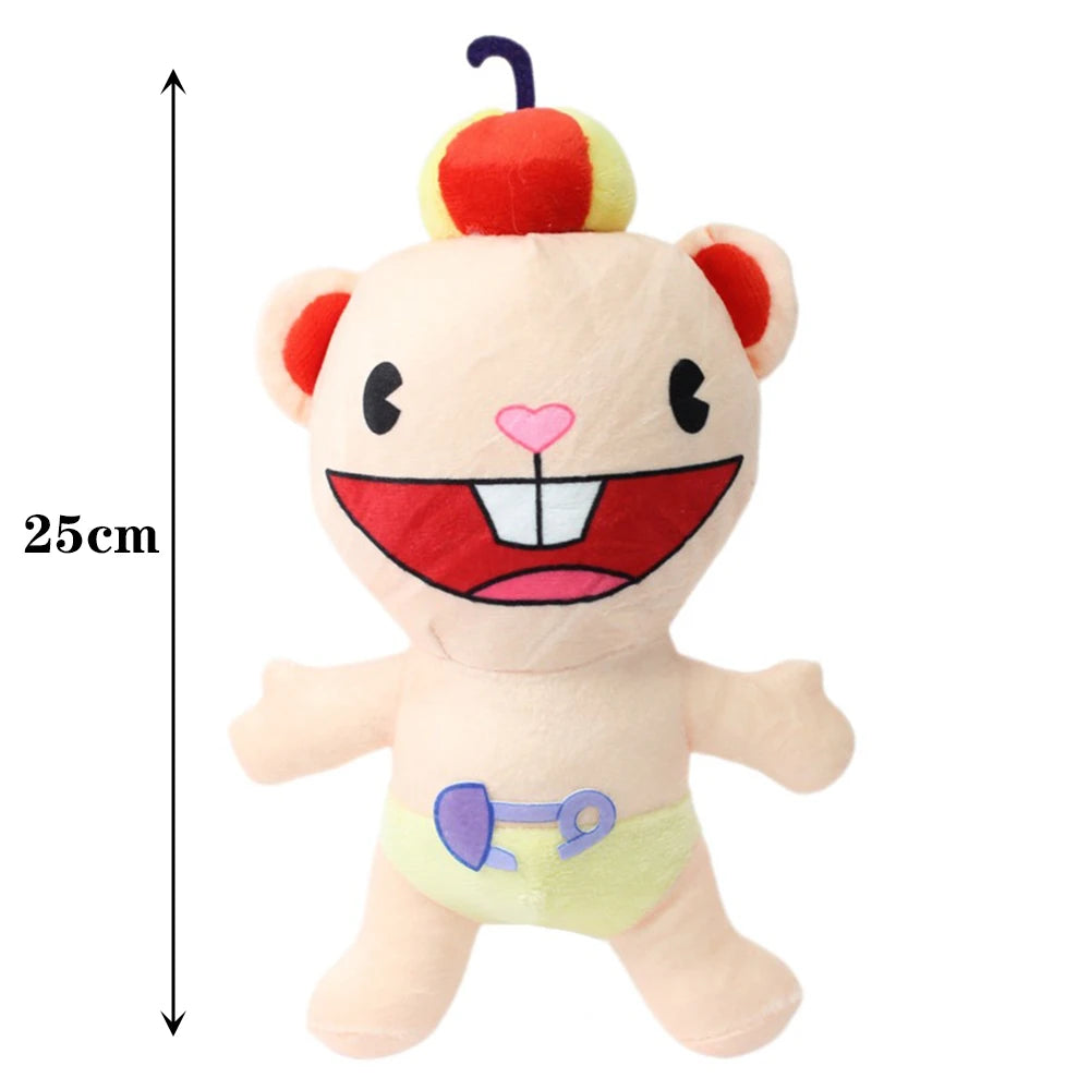 20-28cm Happy Tree Friends Plush Doll Cartoon Anime Plush Toys Flakey Flippy Soft Pillow Room Decor Doll Gift For Boys Girls
