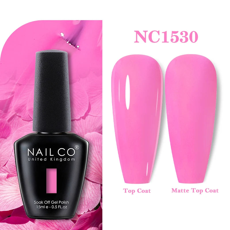 NAILCO Gel Nail Polish 15ml Nail Art Vernis Semi Permanent Soak off UV Gel Polish Gel Manicure Nail Varnish Nail Color Ongles
