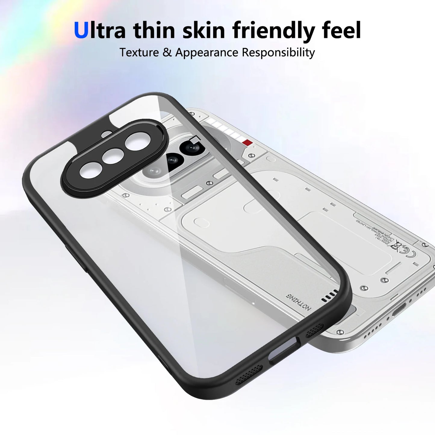 Nothing Phone 4A Case Plating Silicone Bumper Shockproof Clear Back Cover Hard Phone Case for Nothing Phone 4A Phone4A 2026 A069