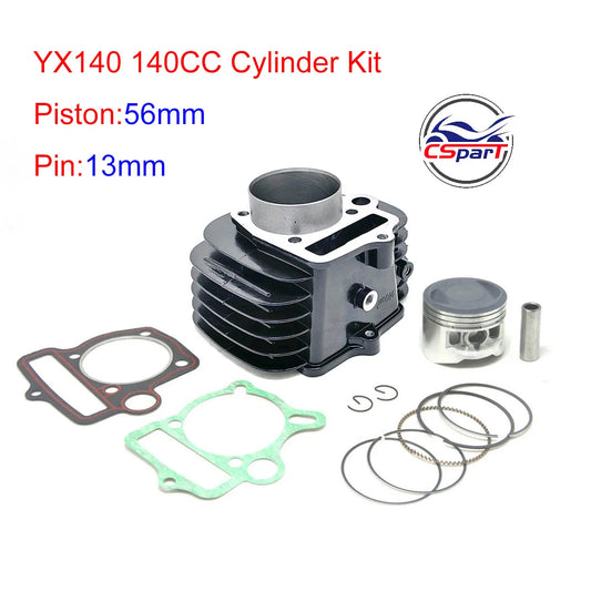 56mm Bore Cylinder Piston Ring Gasket Kit For YinXiang 140CC 150CC YX140 YX150 1P56YMJ 1P56FMJ 1P56FMJ-5 Engine Dirt Pit Bike