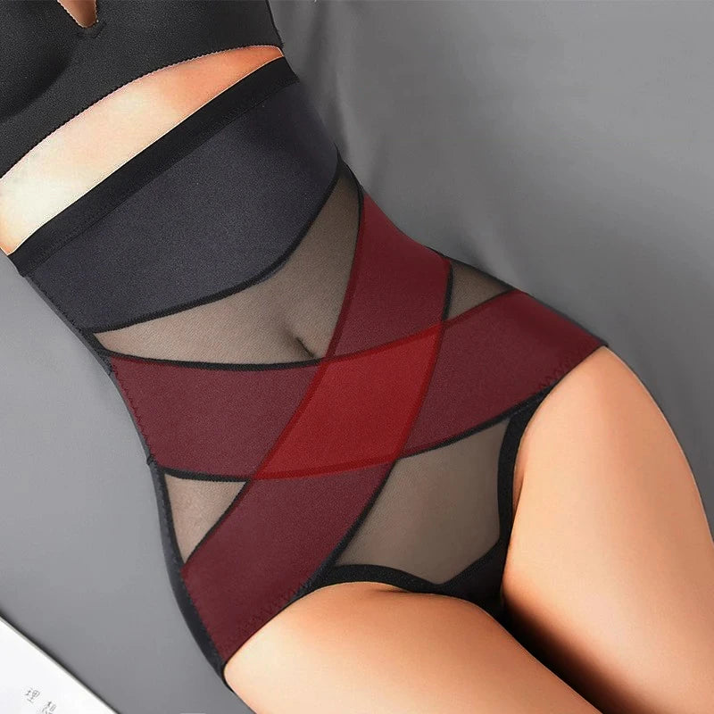 Women Sexy Cross Body Shaper High Waist Panties Underwear Compression Belly Tummy Control Trainer Shapewear Slimming Underwear