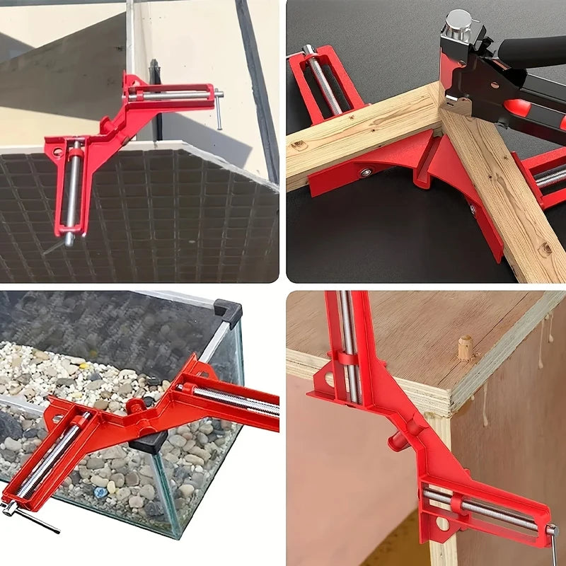 Reinforced 90 ° Right Angle Clip DIY Glass Fish Tank Quick Fixing Clip Picture Frame Clip Woodworking Photo Frame Clip