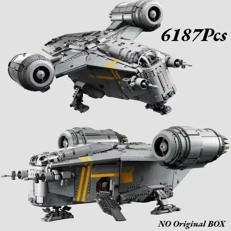 6187 Mandalorian Building Blocks Razor Crown Model Decorations Puzzle Assembly DIY Building Block Toys Boy Toys Birthday Gifts