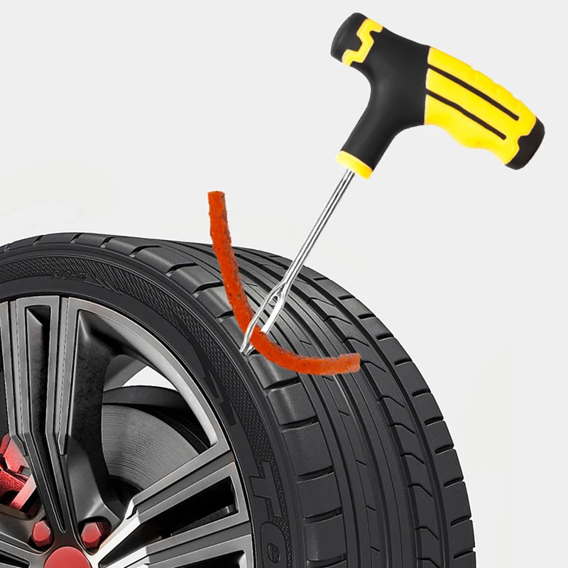 Tire Tubeless Tire Repair Tool Kit For Emergencies Quick Puncture Fixing For Cars Truck RV Jeep ATV Motorcycle Flat Tire Repair
