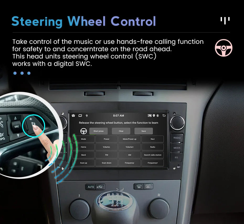 MEKEDE 2 Din Car Radio Multimedia For Opel Vauxhall Astra Antara Meriva Vivaro Combo Signum Vectra Corsa GPS Navigation Stereo