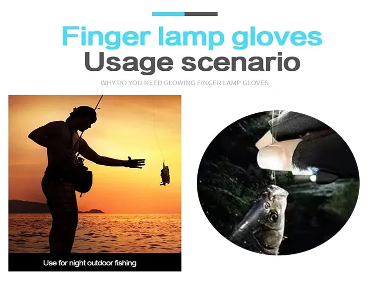 1PC Fishing Anti Slip Gloves Magnetic Buckle Pendant Hand Guard to Prevent Stabbing Fishing Protective Gear Waterproof Gloves